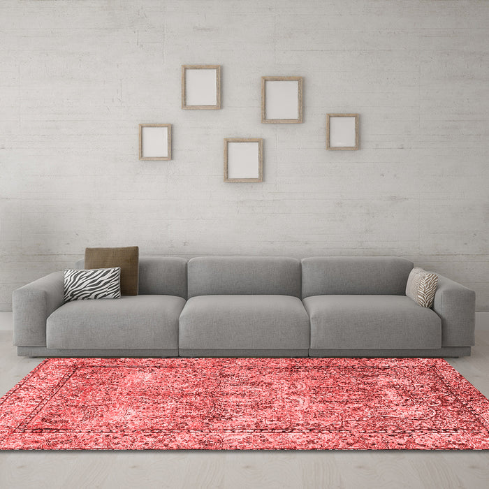 Traditional Red Washable Rugs