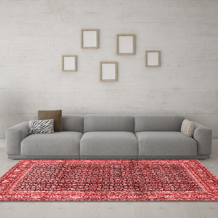 Traditional Red Washable Rugs