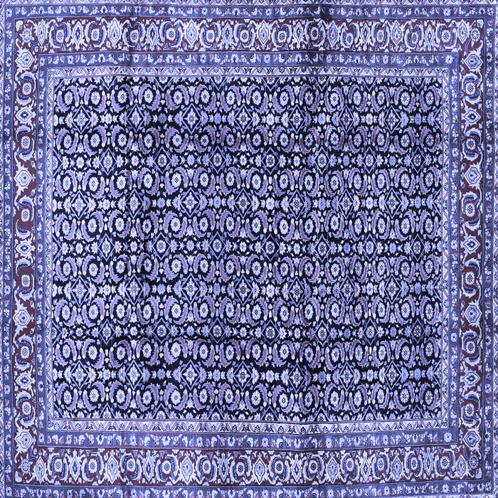Square Persian Blue Traditional Rug, tr428blu