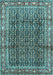 Persian Light Blue Traditional Rug, tr428lblu