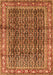 Persian Orange Traditional Rug, tr428org