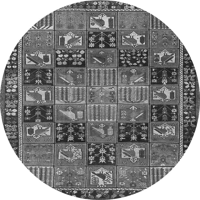 Square Persian Gray Traditional Rug, tr4290gry