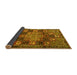 Sideview of Persian Yellow Traditional Rug, tr4290yw