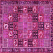 Square Persian Pink Traditional Rug, tr4290pnk