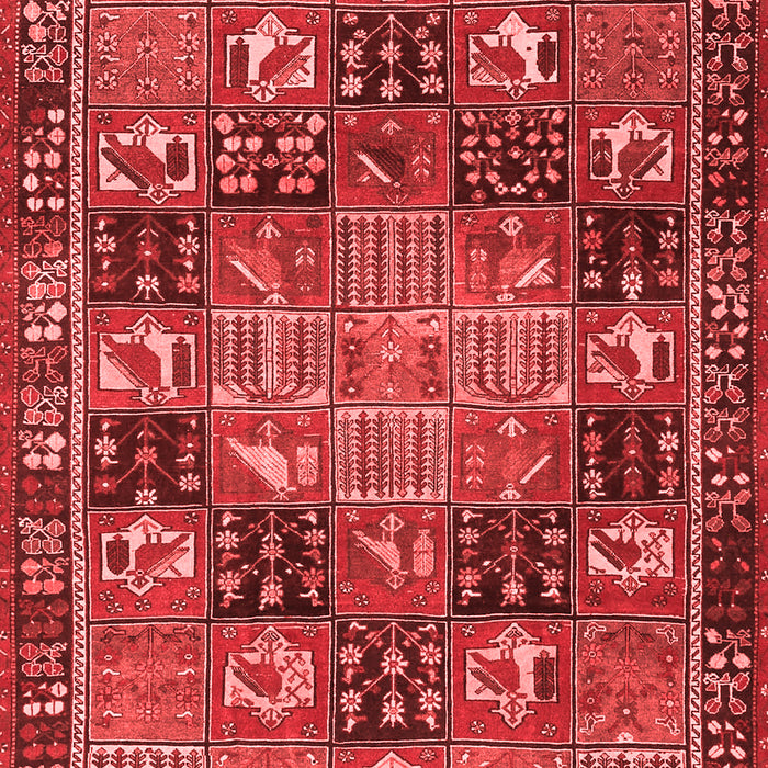 Machine Washable Persian Red Traditional Rug, wshtr4290red