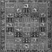 Serging Thickness of Persian Gray Traditional Rug, tr4290gry