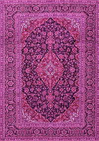 Medallion Pink Traditional Rug, tr4291pnk