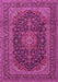 Medallion Pink Traditional Rug, tr4291pnk