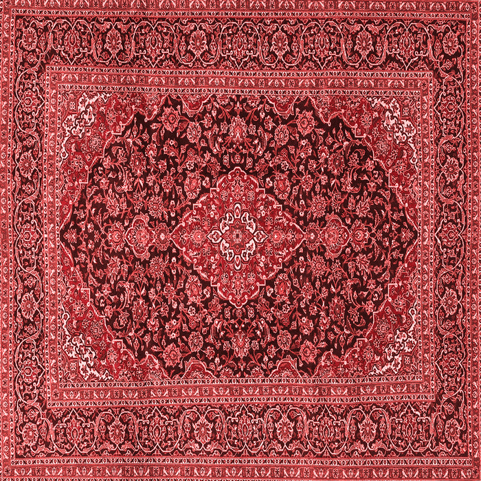 Medallion Red Traditional Rug, tr4291red