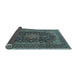 Sideview of Medallion Light Blue Traditional Rug, tr4291lblu