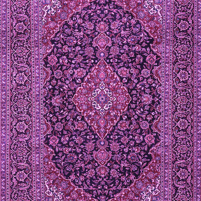 Medallion Purple Traditional Rug, tr4291pur