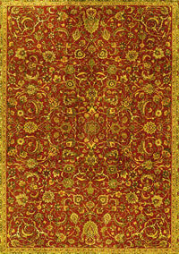 Persian Yellow Traditional Rug, tr4292yw