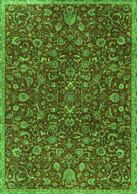 Persian Green Traditional Rug, tr4292grn