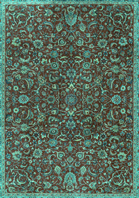 Persian Turquoise Traditional Rug, tr4292turq