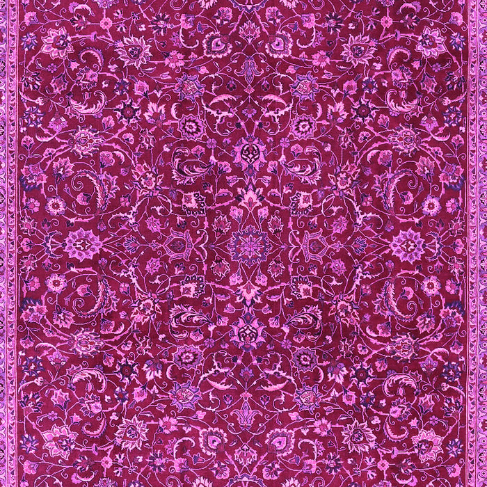 Machine Washable Persian Pink Traditional Rug, wshtr4292pnk