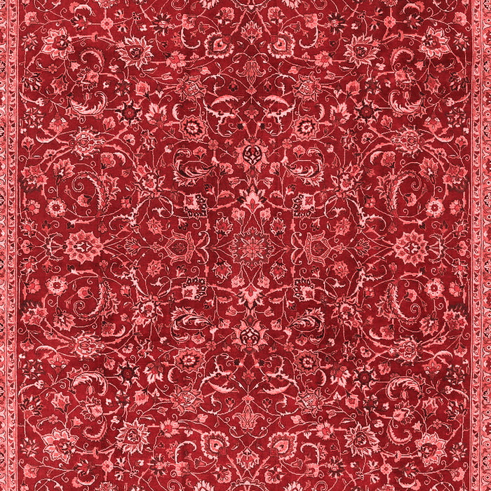 Machine Washable Persian Red Traditional Rug, wshtr4292red