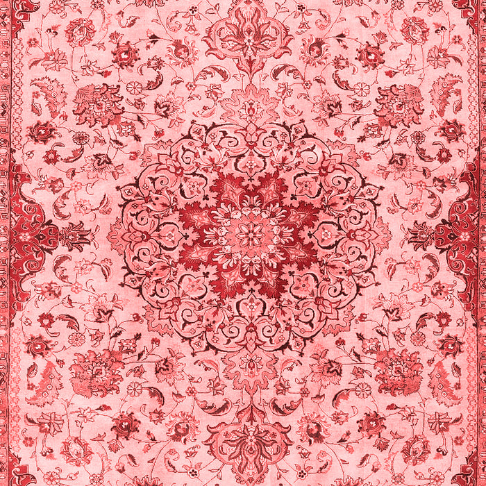 Machine Washable Persian Red Traditional Rug, wshtr4294red