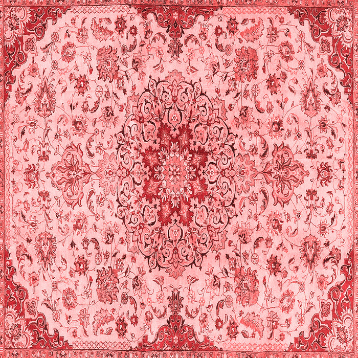Machine Washable Persian Red Traditional Rug, wshtr4294red
