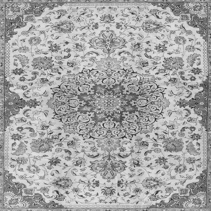 Serging Thickness of Persian Gray Traditional Rug, tr4294gry