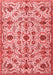 Persian Red Traditional Area Rugs