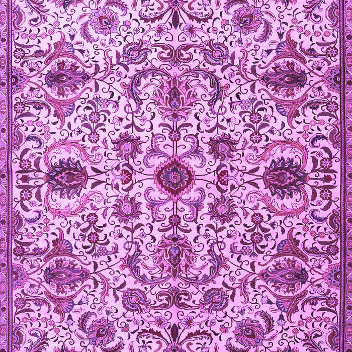 Machine Washable Persian Purple Traditional Area Rugs, wshtr4295pur