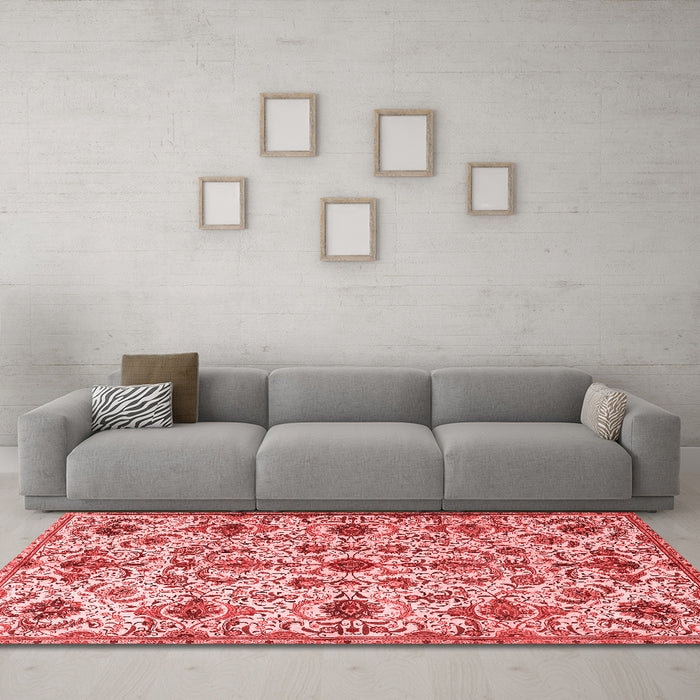Traditional Red Washable Rugs