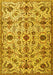 Persian Yellow Traditional Rug, tr4295yw