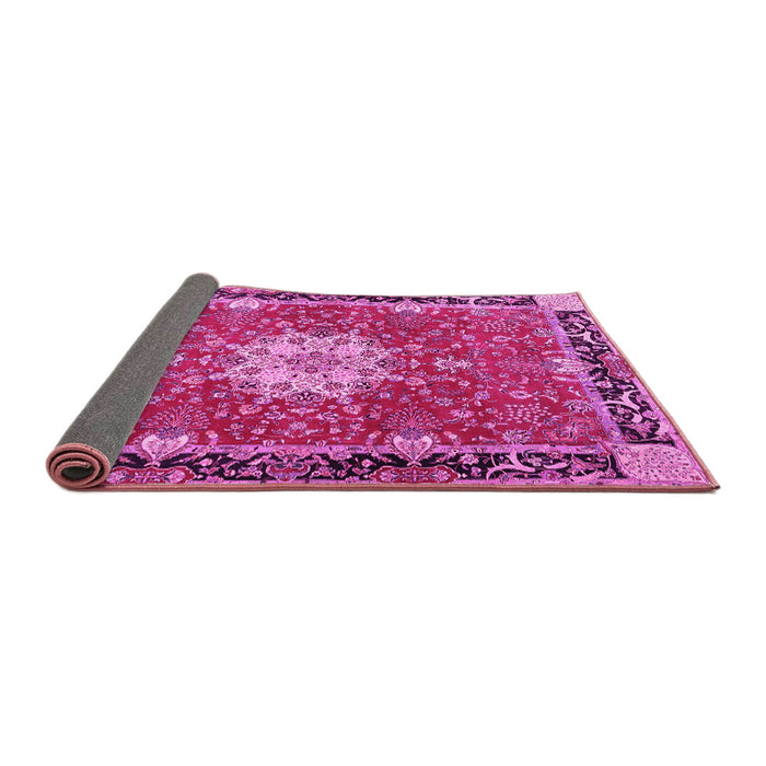 Sideview of Persian Pink Traditional Rug, tr4296pnk