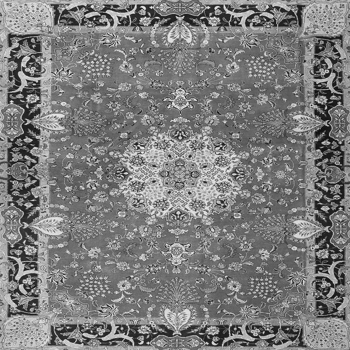 Serging Thickness of Persian Gray Traditional Rug, tr4296gry