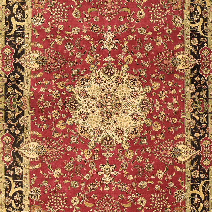 Machine Washable Persian Brown Traditional Rug, wshtr4296brn