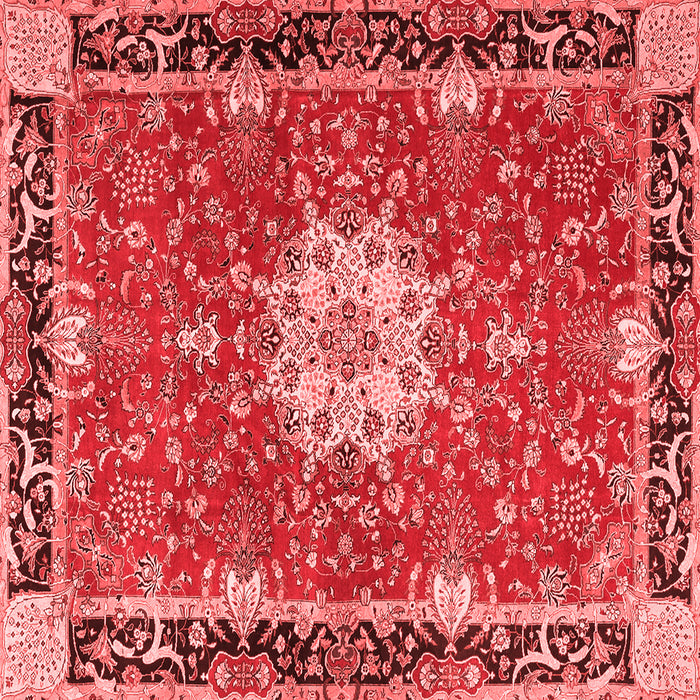 Machine Washable Persian Red Traditional Rug, wshtr4296red