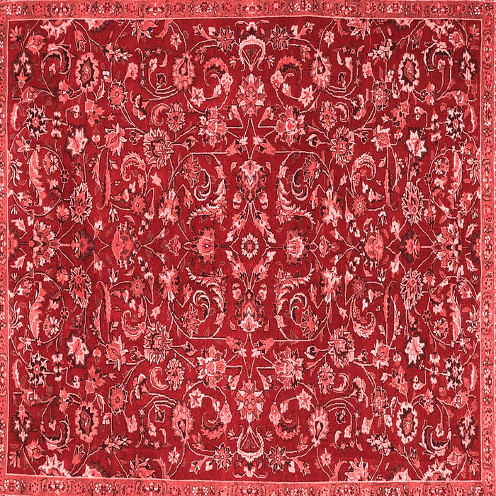 Machine Washable Persian Red Traditional Rug, wshtr4297red