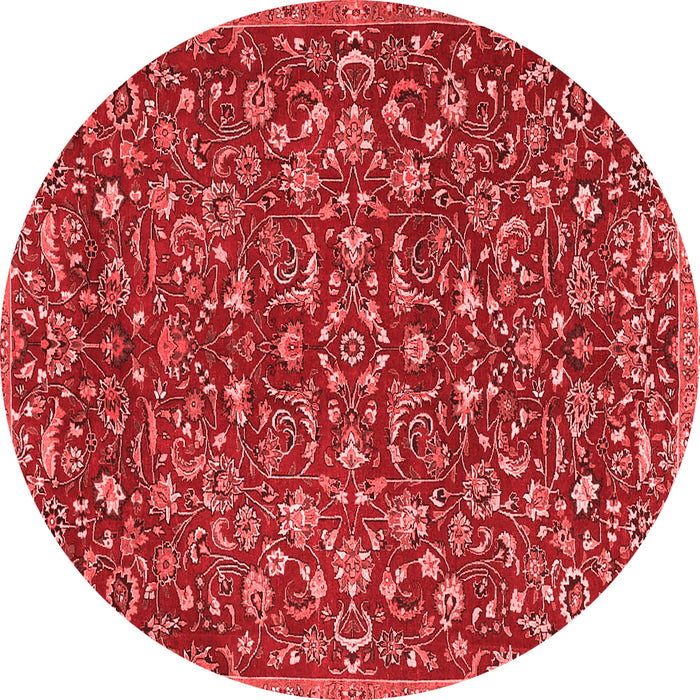 Machine Washable Persian Red Traditional Rug, wshtr4297red
