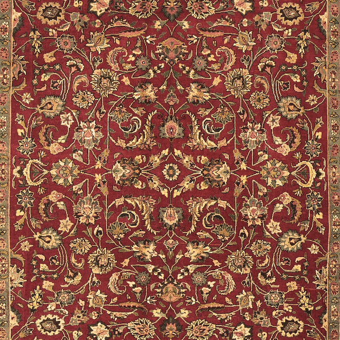 Machine Washable Persian Brown Traditional Rug, wshtr4297brn