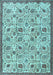 Machine Washable Persian Light Blue Traditional Rug, wshtr4298lblu