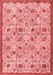 Persian Red Traditional Area Rugs