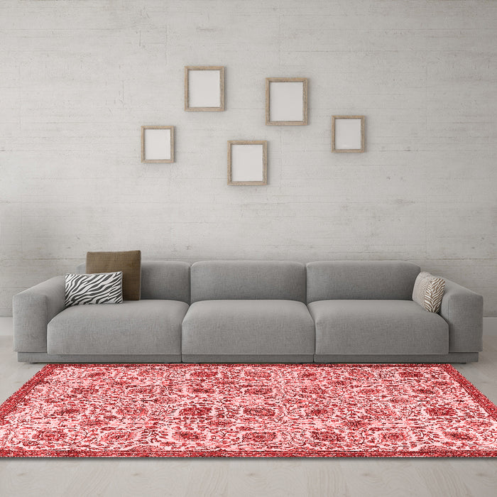 Traditional Red Washable Rugs