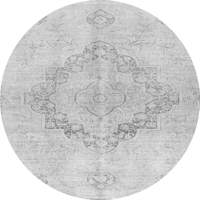 Square Persian Gray Traditional Rug, tr4299gry