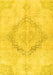 Persian Yellow Traditional Rug, tr4299yw