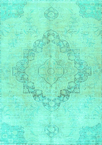 Persian Turquoise Traditional Rug, tr4299turq