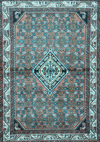 Persian Light Blue Traditional Rug, tr429lblu