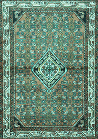 Persian Turquoise Traditional Rug, tr429turq