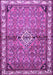 Machine Washable Persian Purple Traditional Area Rugs, wshtr429pur