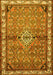 Machine Washable Persian Yellow Traditional Rug, wshtr429yw