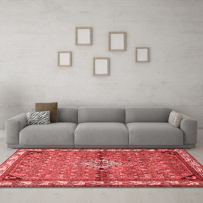 Traditional Red Washable Rugs