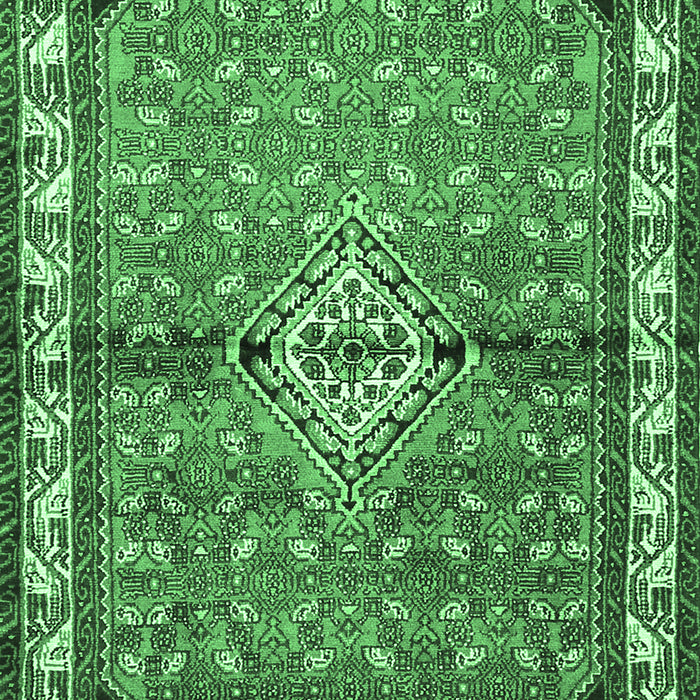 Persian Emerald Green Traditional Rug, tr429emgrn