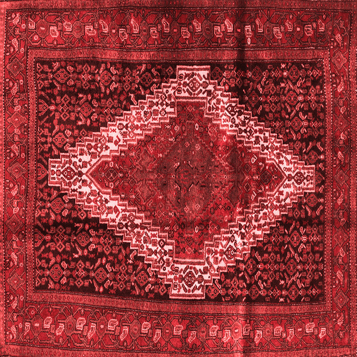 Machine Washable Persian Red Traditional Rug, wshtr42red