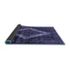 Sideview of Persian Blue Traditional Rug, tr42blu