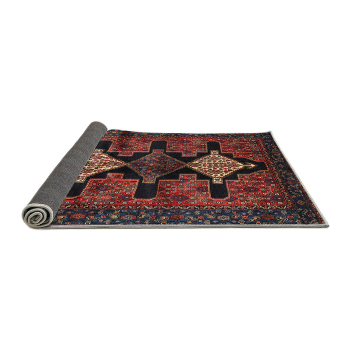 Sideview of Traditional Brown Persian Rug, tr43