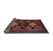 Sideview of Traditional Brown Persian Rug, tr43